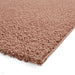 Washable Bali 950 Modern Plain Shaggy Rose Rug