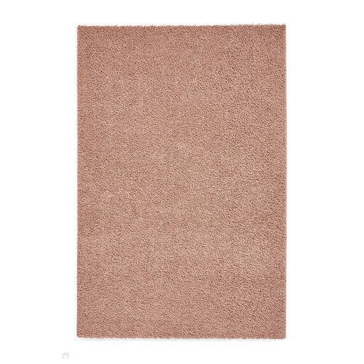 Washable Bali 950 Modern Plain Shaggy Rose Rug