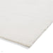 Washable Bay Modern Plain Sleek Low Profile Smooth Textured Super-Soft Polyester Shaggy Ivory Rug