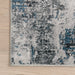 Washable Blue Grey Abstract Area Rug 160x230 cm