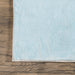 Washable Blue Rabbit Area Rug for Kids Nursery