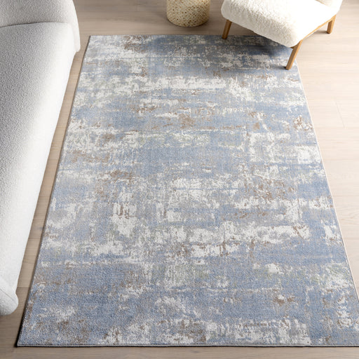 Washable Blue Rug for Rainy Days in Your Home