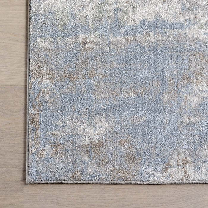 Washable Blue Rug for Rainy Days in Your Home