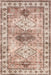 Washable Blush Distressed Area Rug 140 cm x 200 cm