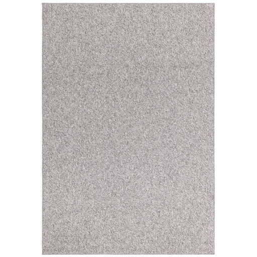 Washable Boden Modern Plain Bobble Textured Soft-Touch Polyester Flatweave Grey Rug