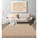 Washable Boden Modern Plain Bobble Textured Soft-Touch Polyester Flatweave Sand Rug