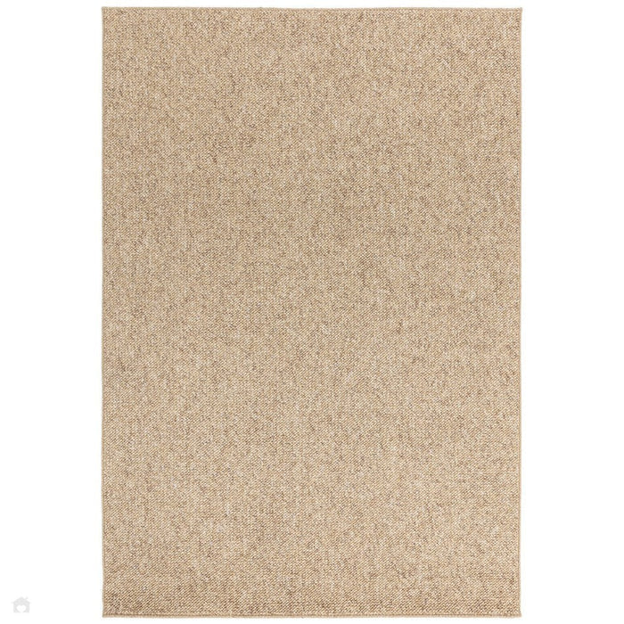 Washable Boden Modern Plain Bobble Textured Soft-Touch Polyester Flatweave Sand Rug