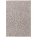 Washable Boden Modern Plain Bobble Textured Soft-Touch Polyester Flatweave Stone Grey Rug