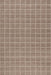 Washable Brown Checkered Area Rug 120x180 cm