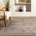 Washable Brown Disks Area Rug 120 cm x 180 cm