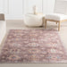 Washable Brown Spill Proof Area Rug 120x180 cm