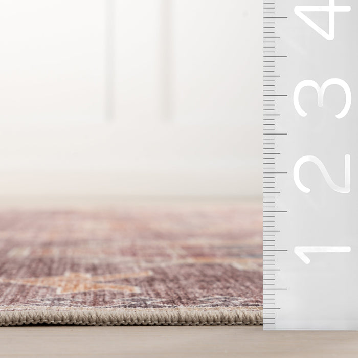 Washable Brown Spill Proof Area Rug 160x230 cm