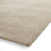 Washable Cove Sleek Low Pile Texture Soft Plain Polyproplene Shaggy Beige Rug