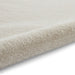 Washable Cove Sleek Low Pile Texture Soft Plain Polyproplene Shaggy Cream Rug