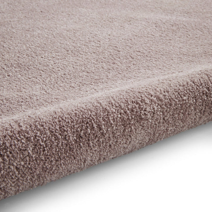 Washable Cove Sleek Low Pile Texture Soft Plain Polyproplene Shaggy Rose Rug