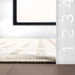 Washable Cream Geometric Rug 140x200 cm