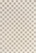 Washable Cream Geometric Textured Area Rug 120x180 cm