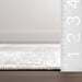 Washable Cream Solid Nori Rug 150x240 cm