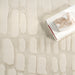 Washable Cream Textured Rug Made From Recycled Materials