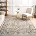 Washable Cream Vines Area Rug for Home Décor