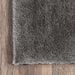 Washable Dark Grey Shag Area Rug 120x180 cm