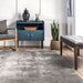 Washable Dark Grey Shag Area Rug 120x180 cm