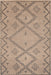 Washable Diamond Jute Area Rug 152x244 cm Natural