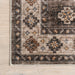 Washable Distressed Rug in Dark Brown for Modern Spaces