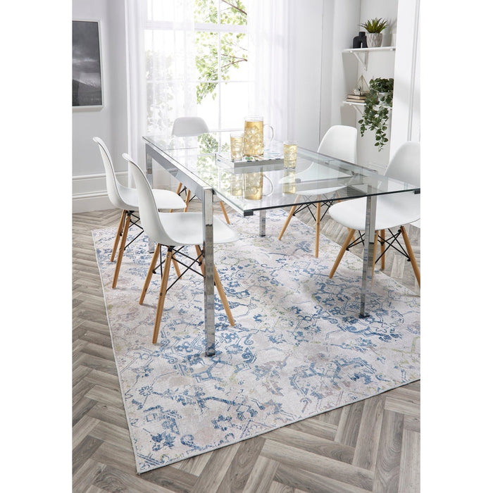 Washable Florence Flatweave Multicolour Rug