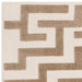 Washable Freja Cove Modern Abstract Soft-Touch Hi-Low Textured Flatweave Sand/Natural Rug