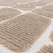 Washable Freja Method Modern Abstract Soft-Touch Hi-Low Textured Flatweave Sand/Natural Rug