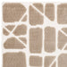 Washable Freja Method Modern Abstract Soft-Touch Hi-Low Textured Flatweave Sand/Natural Rug