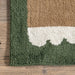 Washable Green Lion Area Rug for Playroom and Nursery