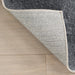 Washable Grey Solid Nori Rug for Living Room