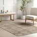 Washable Indoor Outdoor Area Rug 150x240 cm Beige