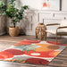 Washable Indoor Outdoor Rug 120x180 cm Red