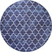 Washable Indoor Outdoor Rug 160 cm Dark Blue