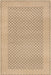 Washable Jute-Look Crosshatch Rug for Home Decor