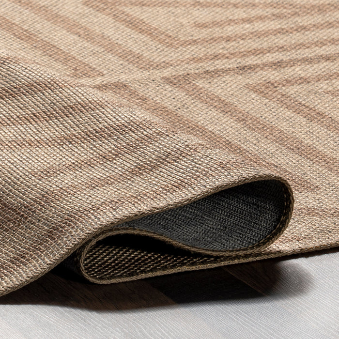 Washable Jute Look Rug 160x230 cm Stain Resistant