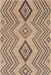 Washable Jute Look Rug 170x240 cm Natural Design