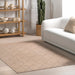 Washable Jute Rug With Natural Style 152x244 cm