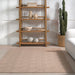 Washable Jute Rug With Natural Style 152x244 cm