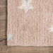 Washable Koala Hugs Kids Rug in Blush for Playrooms