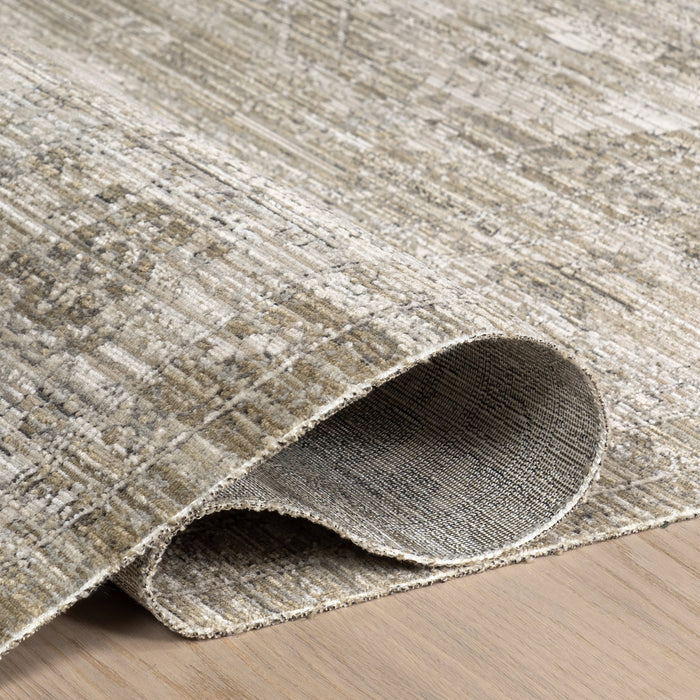 Washable Light Grey Indoor Outdoor Area Rug 120x180 cm