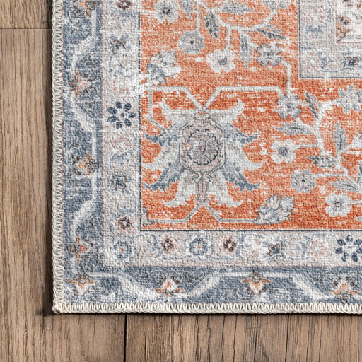 Washable Light Grey Persian Area Rug 150x240 cm