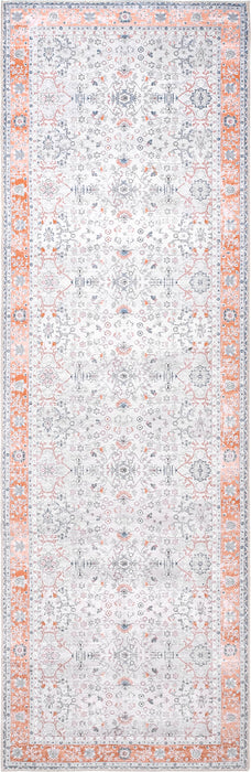 Washable Light Grey Persian Area Rug 150x240 cm