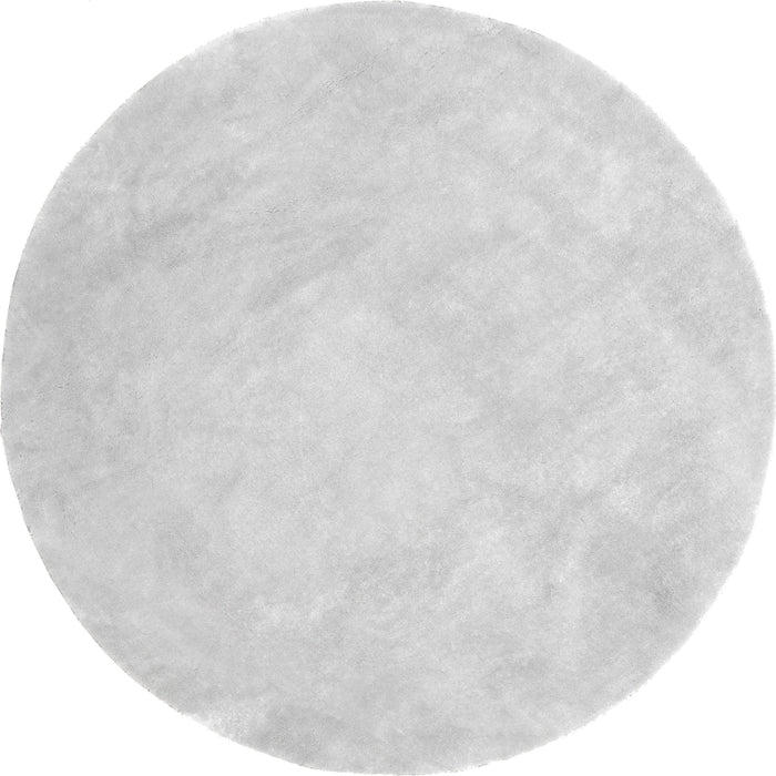 Washable Light Grey Shag Area Rug 140x200 cm