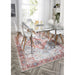 Washable Marrakesh Flatweave Multicolour/Red Rug