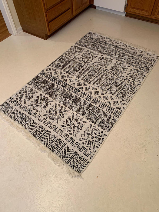 Washable Moroccan Kilim Rug 122cm x 183cm