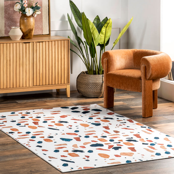 Washable Multicolor Rug For Kids Room And Playroom